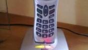 Digitales schnurloses Telefon mit voller